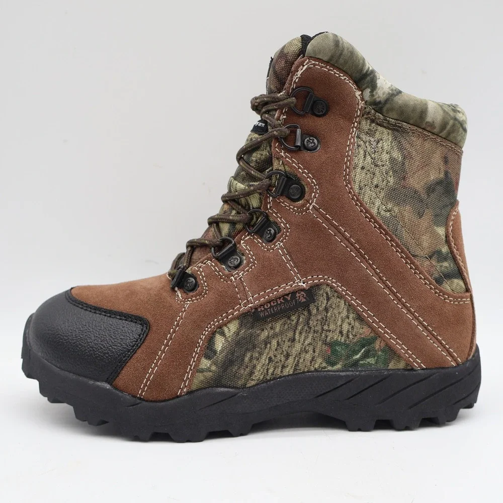 Rocky Hunting Boots Kids 3.5M Brown Camo 800g Thinsulate Waterproof FQ0003710
